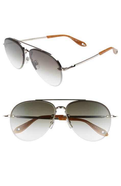 givenchy 62mm aviator sunglasses|Givenchy 62MM Aviator Sunglasses on SALE .